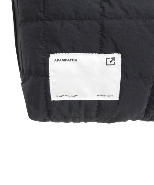 ADAM PATEK（アダムパテック）の「【ADAMPATEK/アダムパテック】square quilt middle shoulder bag / スクエアキルトミディアムショルダーバッグ（ショルダーバッグ・メンズ・カーキ/ブラック/グレー・FREE）」の4枚目の写真