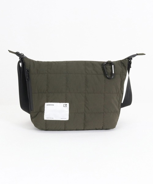 ADAM PATEK（アダムパテック）の「【ADAMPATEK/アダムパテック】square quilt middle shoulder bag / スクエアキルトミディアムショルダーバッグ（ショルダーバッグ・メンズ・カーキ/ブラック/グレー・FREE）」の10枚目の写真