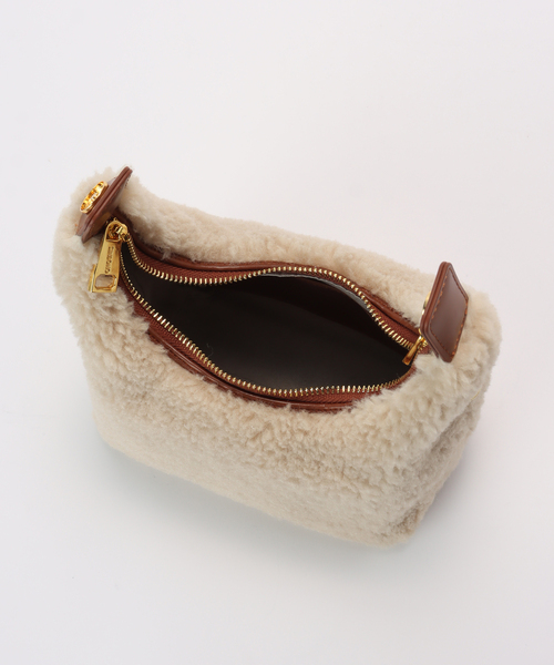 JOURNAL STANDARD relume（ジャーナルスタンダード　レリューム）の「【SINBONO/シンボノ】 Vienna Top Handle Crossbody Bag（ショルダーバッグ・レディース・アイボリー/チャコールグレー・FREE）」の8枚目の写真