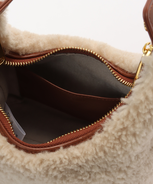 JOURNAL STANDARD relume（ジャーナルスタンダード　レリューム）の「【SINBONO/シンボノ】 Vienna Top Handle Crossbody Bag（ショルダーバッグ・レディース・アイボリー/チャコールグレー・FREE）」の9枚目の写真