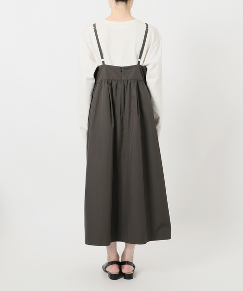 SLOBE IENA(スローブイエナ)の「マットタフタキャミワンピース(ワンピース・レディース・カーキ/ネイビー・FREE)」の19枚目の写真