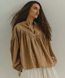 セール】【2026SS Debut】【Dhritië】【手洗い可】タックチュニック セール】【2026SS Debut】【Dhritië】【手洗い可】タックチュニック