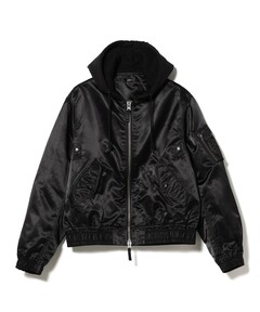 セール】Vintage satin gather blouson / ヴィンテージサテンギャザー