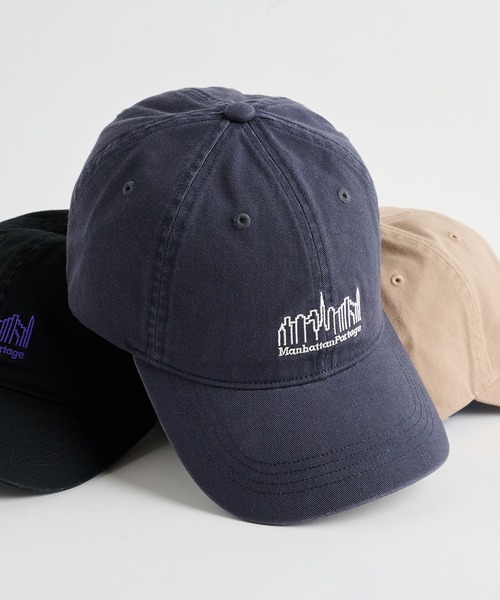 Manhattan Portage（マンハッタンポーテージ）の「【Manhattan Portage】マンハッタンポーテージ WASHED TWILL 6P CAP コットンツイル6パネルキャップ　MP319（キャップ・メンズ・チャコールグレー/ライトブルー/ブラック/パープル/サンドベージュ/ベージュ/ブラウン・FREE）」の3枚目の写真