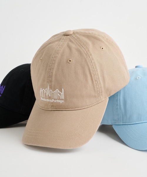Manhattan Portage（マンハッタンポーテージ）の「【Manhattan Portage】マンハッタンポーテージ WASHED TWILL 6P CAP コットンツイル6パネルキャップ　MP319（キャップ・メンズ・チャコールグレー/ライトブルー/ブラック/パープル/サンドベージュ/ベージュ/ブラウン・FREE）」の5枚目の写真