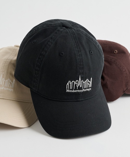 Manhattan Portage（マンハッタンポーテージ）の「【Manhattan Portage】マンハッタンポーテージ WASHED TWILL 6P CAP コットンツイル6パネルキャップ　MP319（キャップ・メンズ・チャコールグレー/ライトブルー/ブラック/パープル/サンドベージュ/ベージュ/ブラウン・FREE）」の2枚目の写真