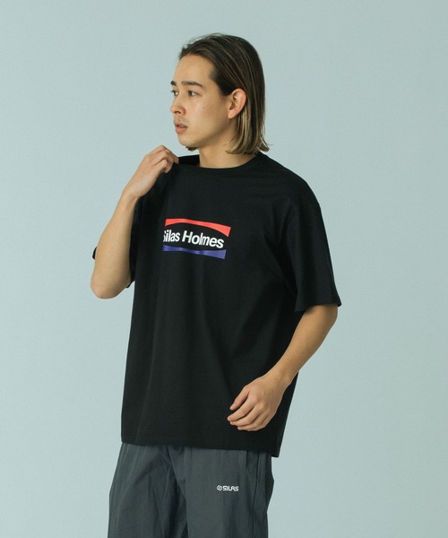 SILAS(サイラス)の「RACING S/S TEE(Tシャツ/カットソー・メンズ・アッシュ/ブラック/ホワイト・XL/L/M)」の3枚目の写真