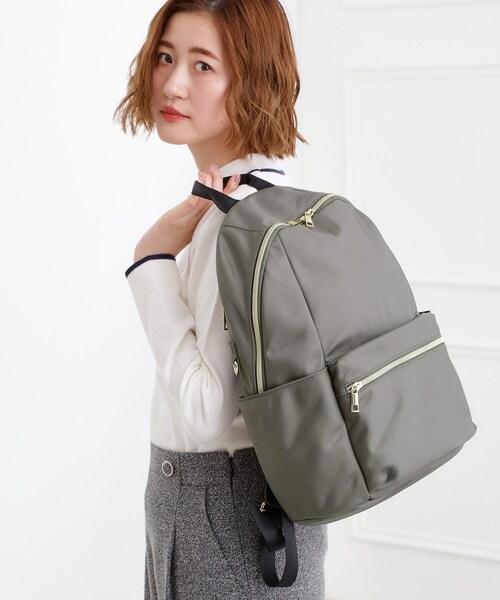 grove(グローブ)の「【インスタ】人間工学撥水多機能リュック(バックパック/リュック・レディース・ブラック/カーキ/ダークグレー・00)」の8枚目の写真
