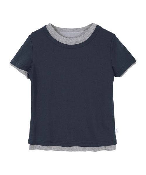 miette(ミエット)の「シアー半袖Tシャツセット(Tシャツ/カットソー・レディース・ブラウン/オフホワイト/ネイビー/ブラック・L/M/S)」の5枚目の写真