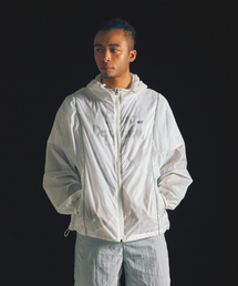 SPORTS DEPT（スポーツデプト）の「リップストップパイピングウインドブレーカー - ホワイト（ナイロンジャケット）」