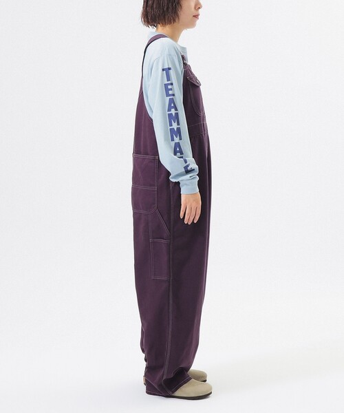 BEAMS BOY(ビームスボーイ)の「【別注】BIGMAC / オーバーダイ オーバーオール 26SS(サロペット/オーバーオール・レディース・パープル・MEDIUM/SMALL)」の9枚目の写真