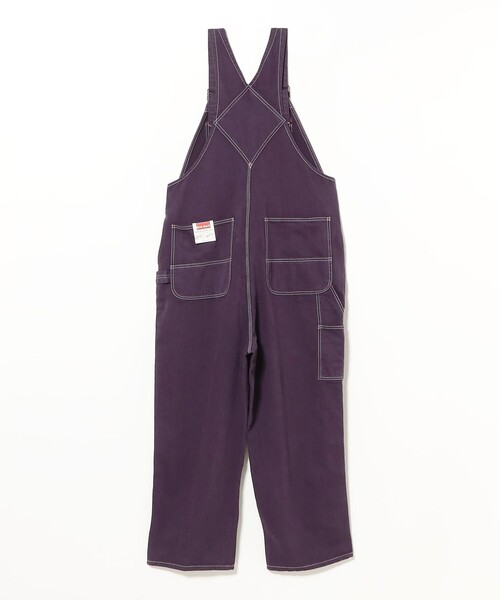 BEAMS BOY(ビームスボーイ)の「【別注】BIGMAC / オーバーダイ オーバーオール 26SS(サロペット/オーバーオール・レディース・パープル・MEDIUM/SMALL)」の3枚目の写真