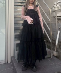 Candy Stripper（キャンディストリッパー）の「RIBBON RIBBON TULLE ワンピース（ワンピース）」