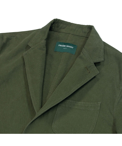 PRODESHIRT(プロデシャツ)の「ヴィンテージコットンオックスフォードブレザー(オリーブ)(テーラードジャケット・メンズ・その他・L/XL)」の9枚目の写真