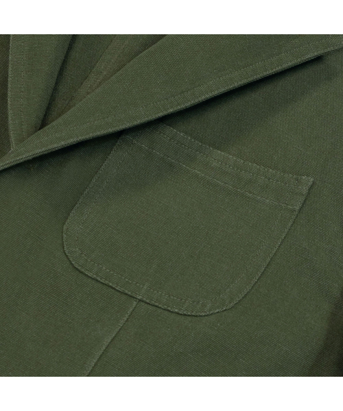 PRODESHIRT(プロデシャツ)の「ヴィンテージコットンオックスフォードブレザー(オリーブ)(テーラードジャケット・メンズ・その他・L/XL)」の10枚目の写真