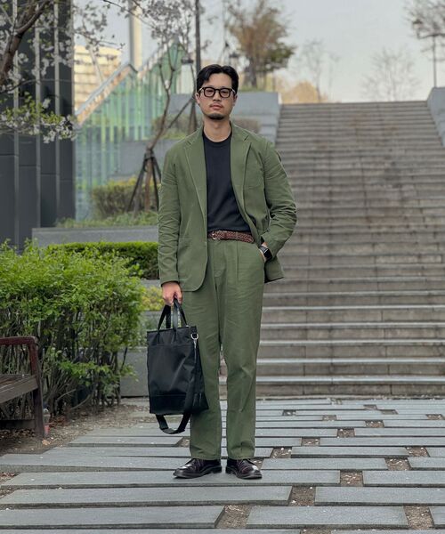 PRODESHIRT(プロデシャツ)の「ヴィンテージコットンオックスフォードブレザー(オリーブ)(テーラードジャケット・メンズ・その他・L/XL)」の7枚目の写真