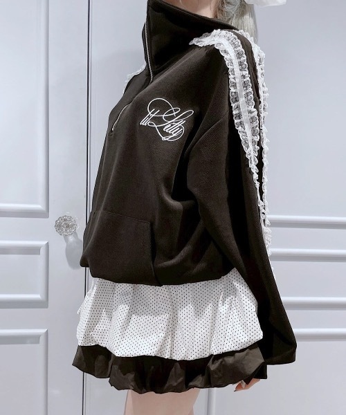 lilLilly(リルリリー)の「セーラージャージニットプルオーバー(ジャージ・レディース・ブラック・FREE)」の8枚目の写真