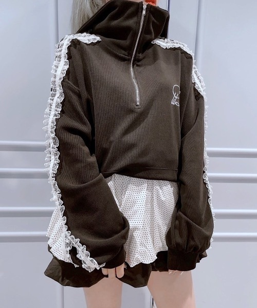 lilLilly(リルリリー)の「セーラージャージニットプルオーバー(ジャージ・レディース・ブラック・FREE)」の9枚目の写真