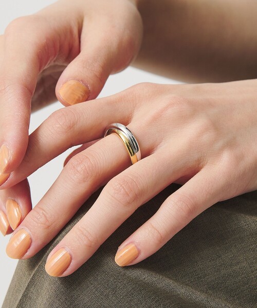 by Preek（バイプリーク）の「＜by Preek＞ミックス クロス リング（リング・レディース・その他1・11/13）」の2枚目の写真