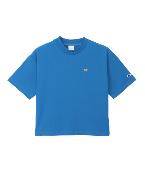Champion(チャンピオン)の「【Champion/チャンピオン】レディース ショートスリーブTシャツ(Tシャツ/カットソー・レディース・ダークブラウン/モスグリーン/オフホワイト/ブルー系その他3・MEDIUM/LARGE)」の4枚目の写真