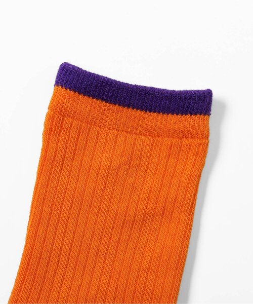 Ampersand（アンパサンド）の「無地ソックスB（ソックス/靴下・キッズ・オレンジ/レモンイエロー/ブルー・15 /21/18）」の4枚目の写真