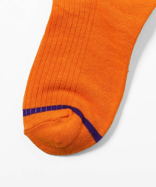 Ampersand（アンパサンド）の「無地ソックスB（ソックス/靴下・キッズ・オレンジ/レモンイエロー/ブルー・15 /21/18）」の6枚目の写真