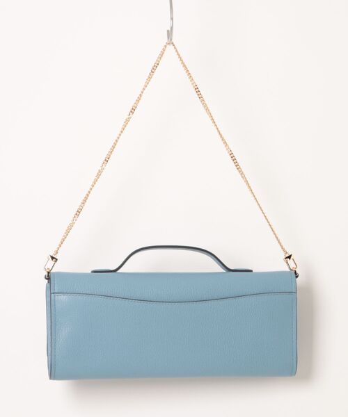 MICHAEL KORS（マイケルコース）の「HAMILTON MODERNE レザー コンバーチブル ショルダー ミディアム（クラッチバッグ・レディース・ブルー系・FREE）」の4枚目の写真