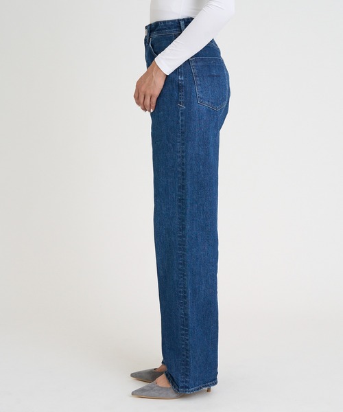 YANUK(ヤヌーク)の「ボーイズストレート"LEA"(デニムパンツ・レディース・ブルー・23inch/22inch/21inch/26inch/25inch/24inch)」の2枚目の写真
