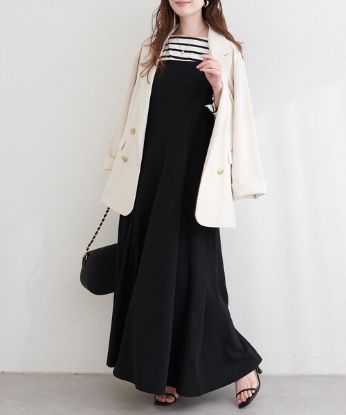 natural couture（ナチュラルクチュール）の「便利なベーシックボーダーT（Tシャツ/カットソー・レディース・ベージュ/ブラック/サックスブルー/ピンク・FREE）」の14枚目の写真