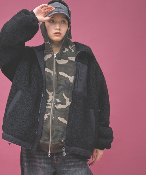 ≪Kappa×and ST ウェルネスクラブ≫ボアジャケット (ユニセックス)