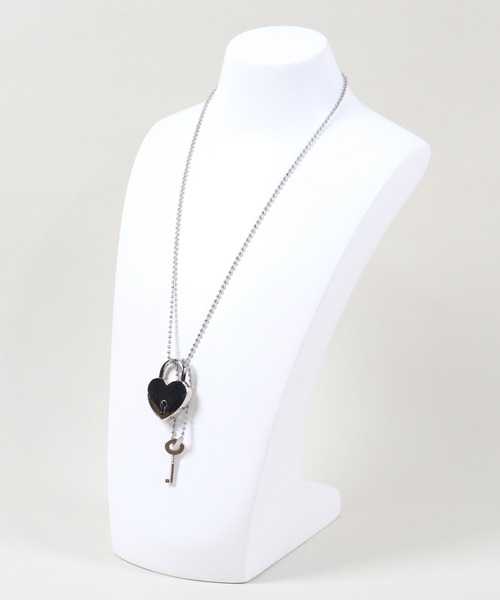 サーティーンデザインズ パドロックネックレス 南京錠 カスタム品 THIRTEEN DESIGNS/サーティーンデザインズ SHAPED LOCK SKULL NECKLACE