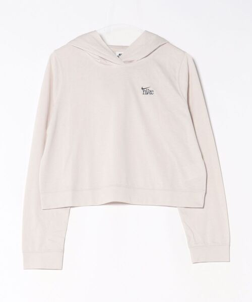 NIKE（ナイキ）の「《NIKEアパレル》AS W NSW CHILL KNIT LTWT OS HO L/S ﾄｯﾌﾟ（パーカー・レディース・グレー/ブラウン系その他/ブラック/パープル系その他・XL/L/M/S）」の3枚目の写真