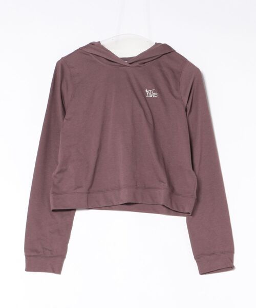 NIKE（ナイキ）の「《NIKEアパレル》AS W NSW CHILL KNIT LTWT OS HO L/S ﾄｯﾌﾟ（パーカー・レディース・グレー/ブラウン系その他/ブラック/パープル系その他・XL/L/M/S）」の4枚目の写真