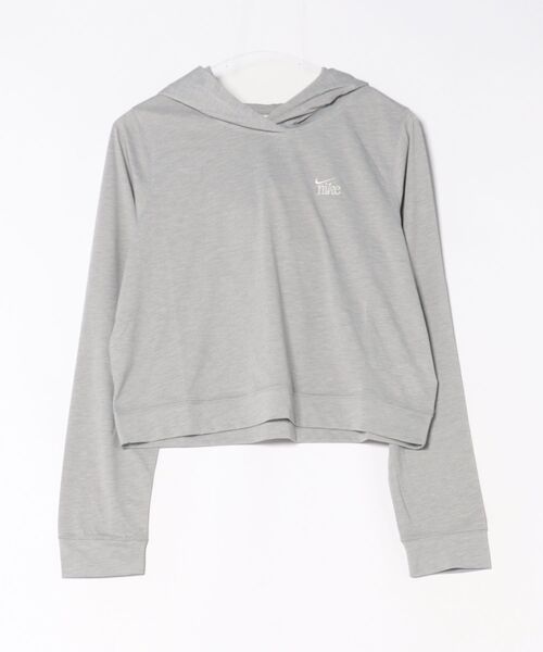 NIKE（ナイキ）の「《NIKEアパレル》AS W NSW CHILL KNIT LTWT OS HO L/S ﾄｯﾌﾟ（パーカー・レディース・グレー/ブラウン系その他/ブラック/パープル系その他・XL/L/M/S）」の2枚目の写真