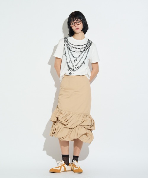 ANNA SUI NYC(アナ スイ エヌ ワイ シー)の「ゴールドフィッシュスカート(スカート・レディース・ピンク/ブラック/ベージュ・FREE)」の19枚目の写真