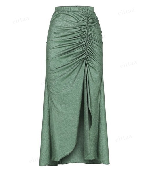 Dalfwin(ダールフィン)の「レデイーズ水着 ロング丈スリットパレオ(水着・レディース・アイボリー/ブラック/パープル/グリーン・FREE/SMALL/MEDIUM/LARGE)」の16枚目の写真