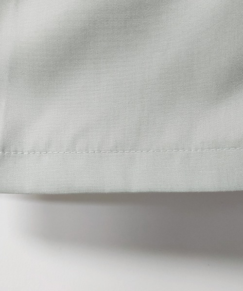 ONEP STAR（ワンピスター）の「シャツデザインミニワンピース（シャツワンピース・レディース・グレイッシュベージュ/ブラック/ライトグレー・FREE）」の22枚目の写真