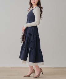 ワンピース/ドレス ジャンパースカート スカート ベルト」に該当する