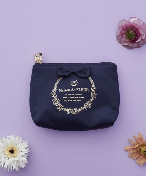セール】サテンリボンティッシュケース（ポーチ）｜Maison de FLEUR