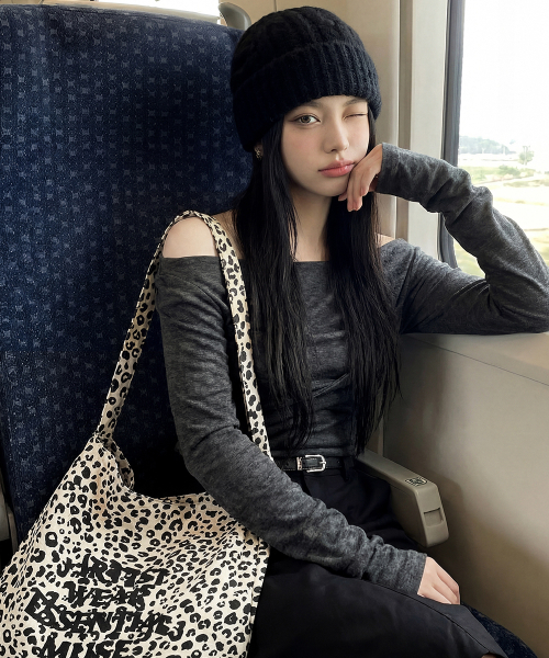 ARTISTWEAR（アーティストウェア）の「[ATW] エッセンシャルミューズレオパードエコバッグ（エコバッグ/サブバッグ・レディース・その他/アイボリー/ブラウン・FREE）」の12枚目の写真