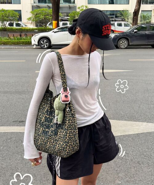 ARTISTWEAR（アーティストウェア）の「[ATW] エッセンシャルミューズレオパードエコバッグ（エコバッグ/サブバッグ・レディース・その他/アイボリー/ブラウン・FREE）」の9枚目の写真