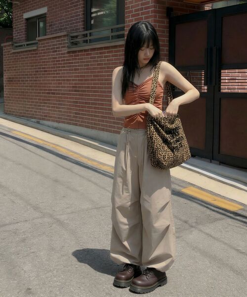 ARTISTWEAR（アーティストウェア）の「[ATW] エッセンシャルミューズレオパードエコバッグ（エコバッグ/サブバッグ・レディース・その他/アイボリー/ブラウン・FREE）」の7枚目の写真