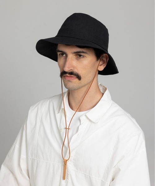 Nine Tailor（ナインテイラー）の「Nine Tailor Cockspur Hat (N-1621)（ハット・メンズ・グレイッシュベージュ/グレー系その他/ブラック・FREE）」の4枚目の写真