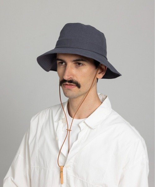 Nine Tailor（ナインテイラー）の「Nine Tailor Cockspur Hat (N-1621)（ハット・メンズ・グレイッシュベージュ/グレー系その他/ブラック・FREE）」の5枚目の写真