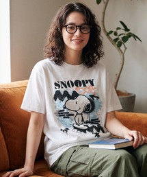 【T17】【PEANUTS/ピーナッツ】SNOOPY SHORT SLEEVE TEE
