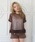 Smyeon�i�X�~�����j�́uFrill detail mesh top/�t�������b�V���g�b�v�X�i���̑��g�b�v�X�j�v�b�u���E��