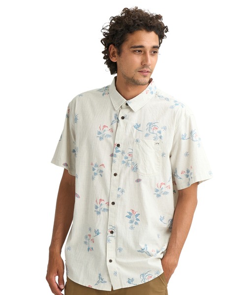 BILLABONG(ビラボン)の「BILLABONG メンズ SUNDAYS MINI SS 半袖シャツ 【2026年春夏モデル】 BG011126(シャツ/ブラウス・メンズ・ライトブルー/ストーン・L/M)」の2枚目の写真