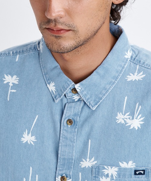BILLABONG(ビラボン)の「BILLABONG メンズ SUNDAYS MINI SS 半袖シャツ 【2026年春夏モデル】 BG011126(シャツ/ブラウス・メンズ・ライトブルー/ストーン・L/M)」の6枚目の写真