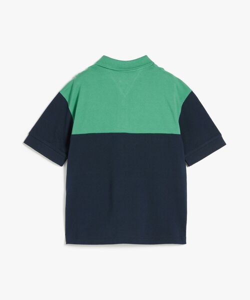 TOMMY HILFIGER（トミーヒルフィガー）の「BOYS モノタイプカラーブロックラグビーポロシャツ（ポロシャツ・キッズ・イエロー/グリーン・140cm/160cm/150cm/130cm）」の7枚目の写真