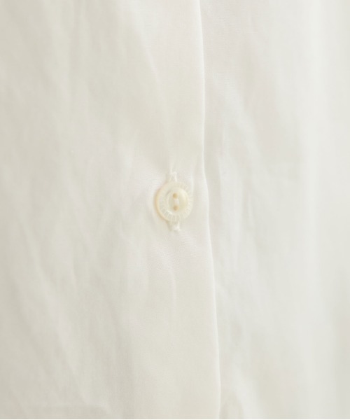 CHILD WOMAN(チャイルドウーマン)の「100/2ブロード・ローンドット 丸襟半袖ブラウス(シャツ/ブラウス・レディース・ホワイト・FREE)」の16枚目の写真